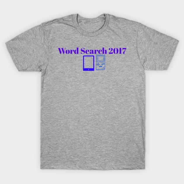 Word Search 2017 T-Shirt by lucas12139